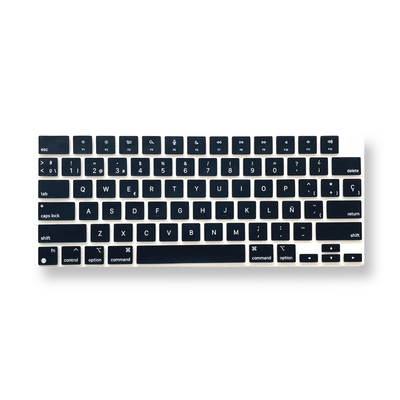 Protector de Teclado MacBook Air 15 M3 A3114 M2 A2941/Air 13.6 M3 A3113 M2 A2681/Pro 14 M3 M2 M1 A2918 A2992 A2779 A2442/Pro 16 M3 M2 M1 A2991 A2780 A2485 Ingles - Español - Compro Apple
